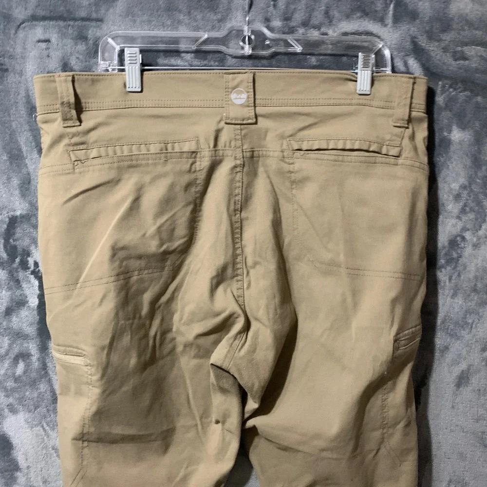 Wrangler ATG Pants Mens 38x32 10NW788FR Khaki Outdoor Utility Cargo Gorpcore